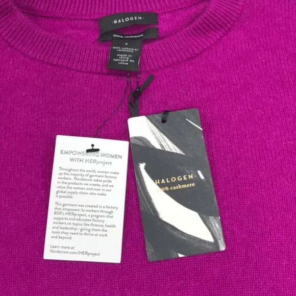 Women's Halogen Crewneck Cashmere Sweater - Picture 4 of 6